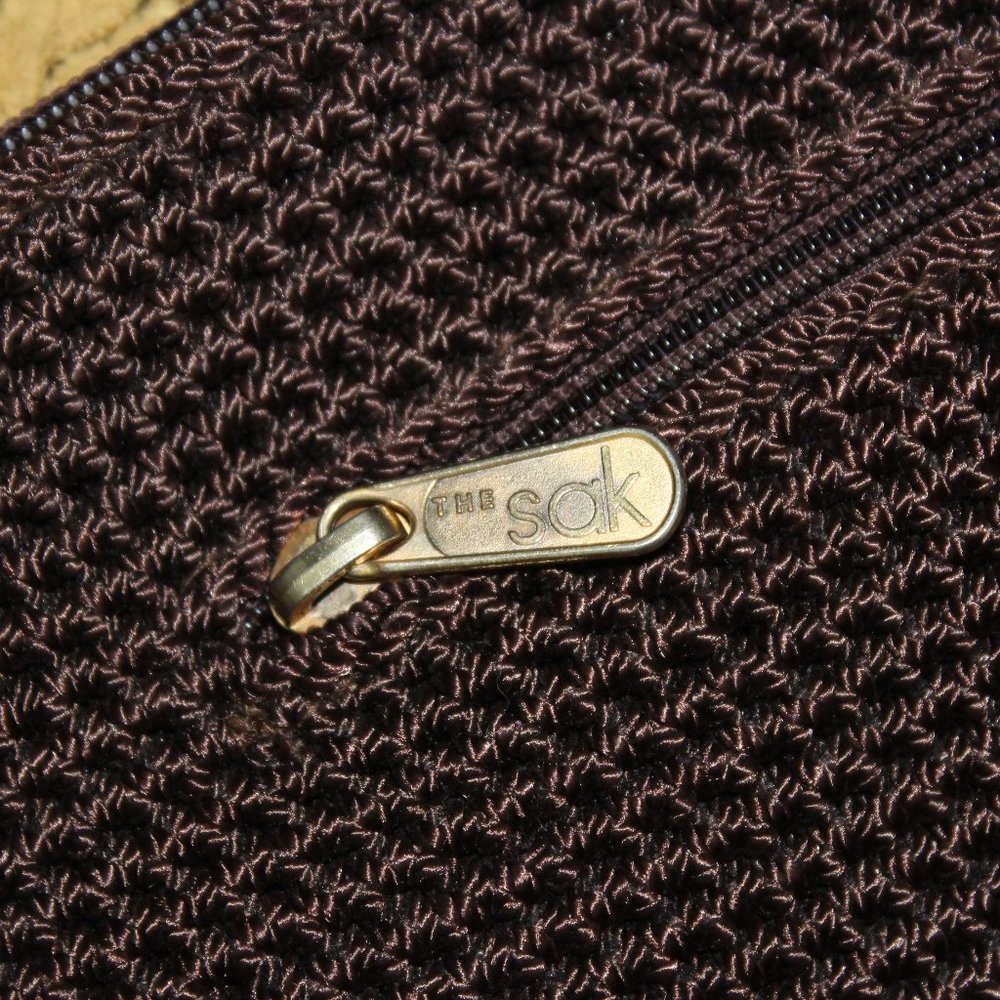 ⬇️$30 The Sak Dark Brown Crochet (Bag) Purse - Picture 4 of 14